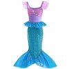 BanKids Little Mermaid Costume for Girls Princess Dress Up Kids