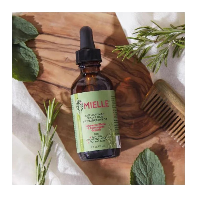 Organics Rosemary Mint Scalp & Hair Strengthening Oil ,2pcs