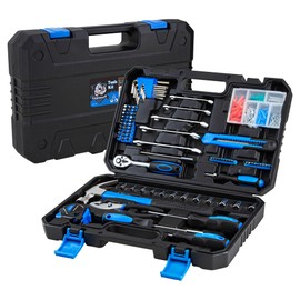 CARTMAN 180 Piece Automotive and Household Tool Set - Perfect for Car Enthusiasts and DIY Home Repairs