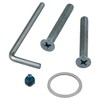 Gedotec Aluminium Window Handle White Window Olive on Oval Rosette