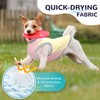 3 Pack Dog Cooling Vest with D-Ring Dog Tshirt Sun