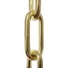 RCH Hardware CH-S59-496-PB-10 Steel Fixture Chain, Polished Brass (10FT)