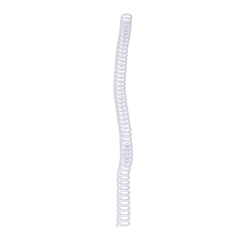 100Pcs Spiral Binding Coils Plastic Dia 9.5mm 3/8in 48 Teeth