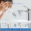 Keycozy 1440°Swivel Sink Faucet Extender Aerator, Splash Proof Faucet for