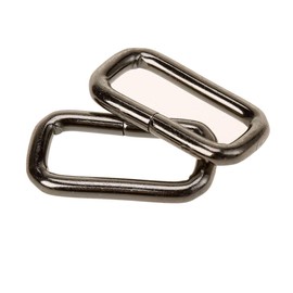 COTOWIN 1" Rectangle Buckle Ring,Pack of 20 (Gunmetal)