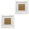ZXT-parts 6x6 Picture Frames White Set of 2 Pack. 3.5x3.5