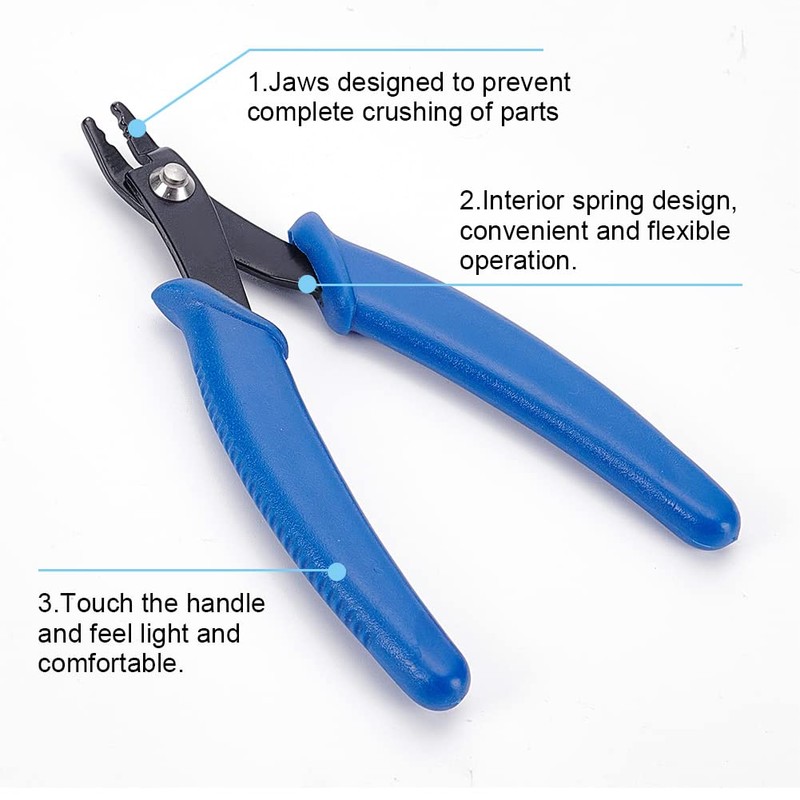 PandaHall Elite 1 Set 45# Steel Jewelry Tools Crimping Crimper