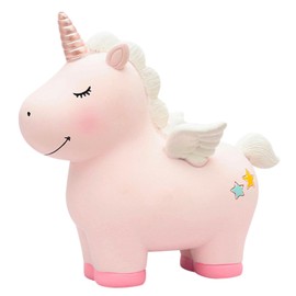 Bootoow Unicorn Money Box, Children's Shatterproof Piggy Bank, Large, Made of Resin Piggy Bank in Unicorn Shape, Super Cute Gift for Birthdays, Christmas, Baby Showers Money Box Children