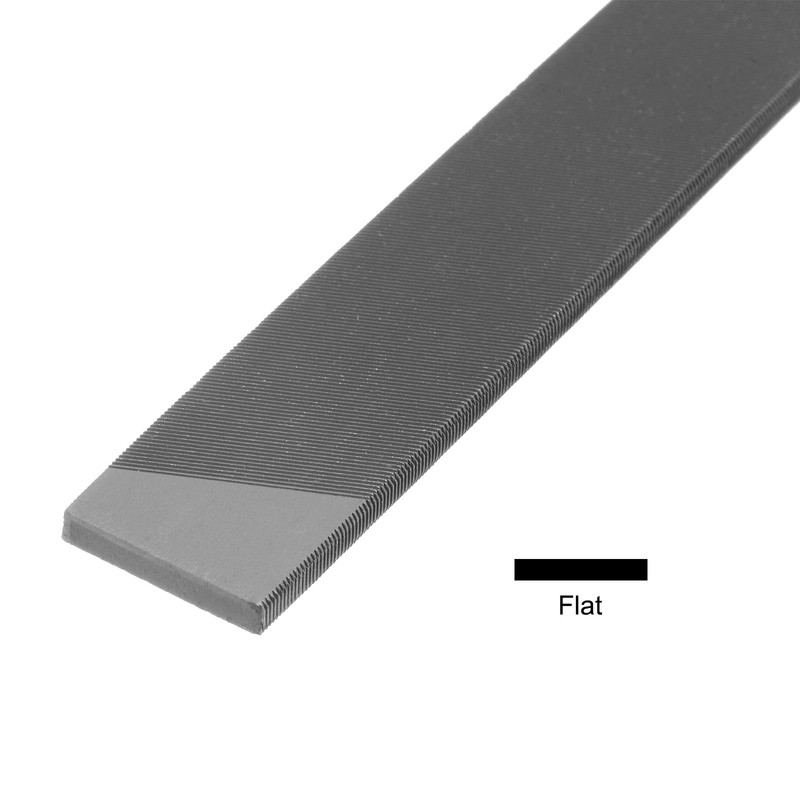 sourcing map Mill File 8 Inch High Carbon Steel Single