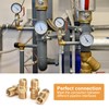 KQDRAVINE Pack of 4 Gas Hose 1/4 Connections Gas Hose