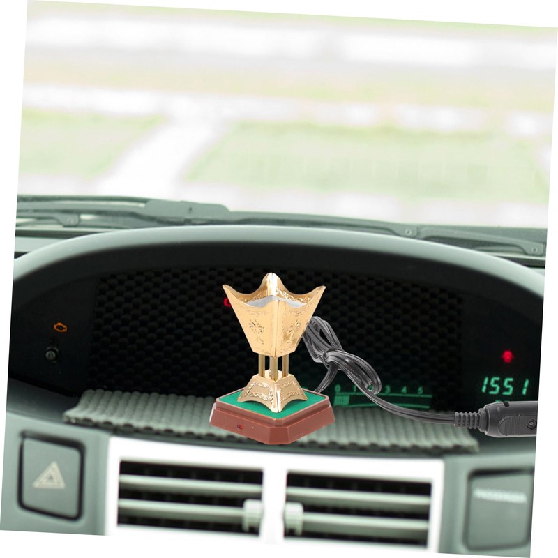 Healeved Tabletop Electric Incense Burner for Car and Home Use