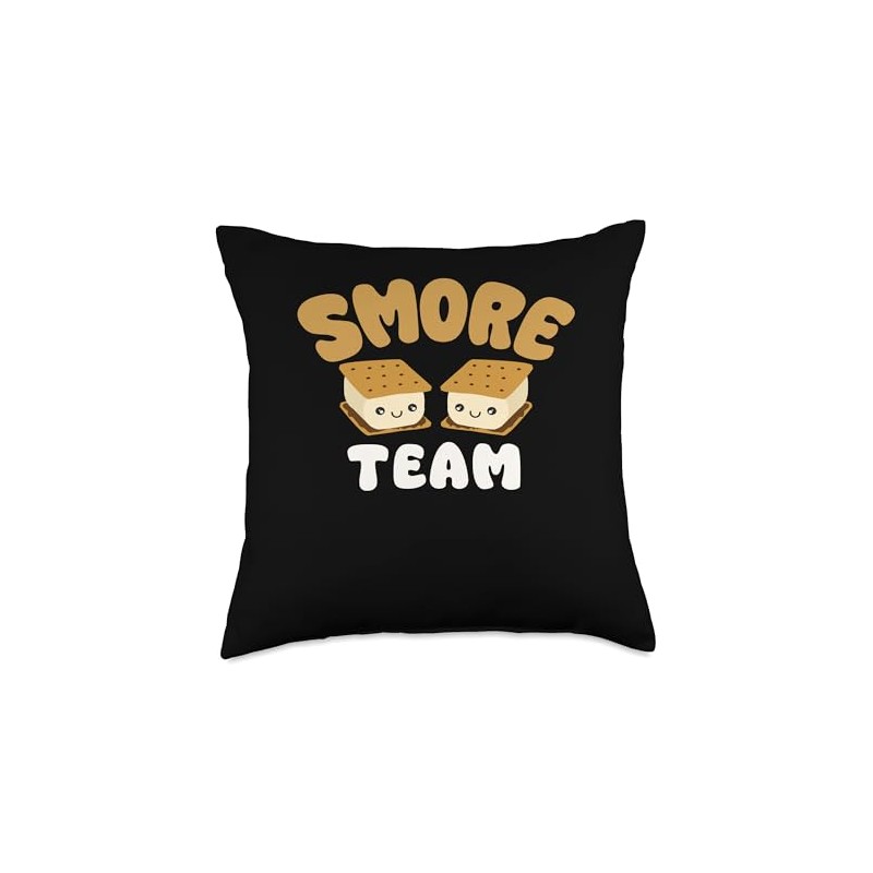 Smore Team Smore Marshmallow Throw Pillow
