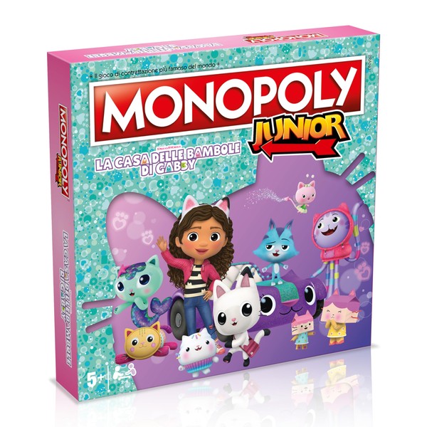 Winning Moves Gabby's Dollhouse Monopoly Juniorboard Game