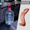 AMVOYOA Leather Hooks for Headrest - Fully Leather-Wrapped U-Shaped Purse