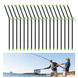 CONNECTION Fishing Anti Tangle Boom Set 30 Pieces Anti Tangle Boom with Swivel Fishing Balance Connector Fishing Anti-Tangle Boom Sleeves Set for Sea Fishing, Boat Fishing, Feeder Accessories (Black)