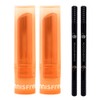 Innisfree Dewy Tint Lip Balm No. 2 Melon Coral 2pcs + Eyebrow Gray Brown 2pcs / 이니스프리 듀이 틴트 립밤 2호 멜론 코랄 2개+아이브로우 회갈색 2개