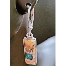 From Pepper Parham Closet Spiney Oyster Copper Turquoise Necklace with Matching Ring East/ West Design Set