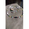 Iraq Service Ribbon Memorial Necklace - Style 3 (23 1/4