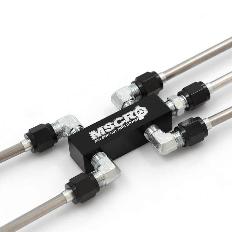 MSCRP AN4 Fuel Brake Line,LS Coolant Crossover Steam Vent Kit