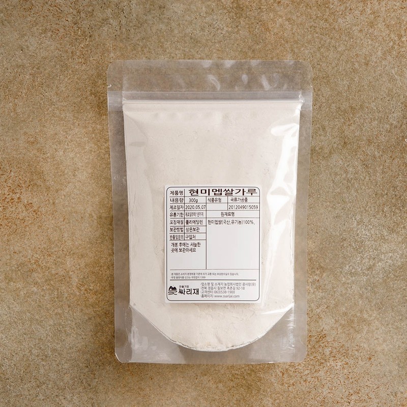 Ssarijae Organic Dry Rice Powder [Brown Rice Non-glutinous Rice Powder