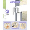 Anobeyi Multi-Angle Sliding Door Loop Lock, 90/180 Degree Aluminum Alloy
