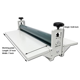 Manual Cold Roll Laminator 25'' Laminating Machine Lamination Foldable Long Wings