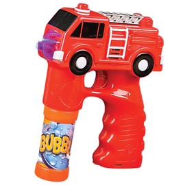 Rhode Island Novelty 5 Inch Light and Sound Fire Truck Bubble Blaster, One per Order
