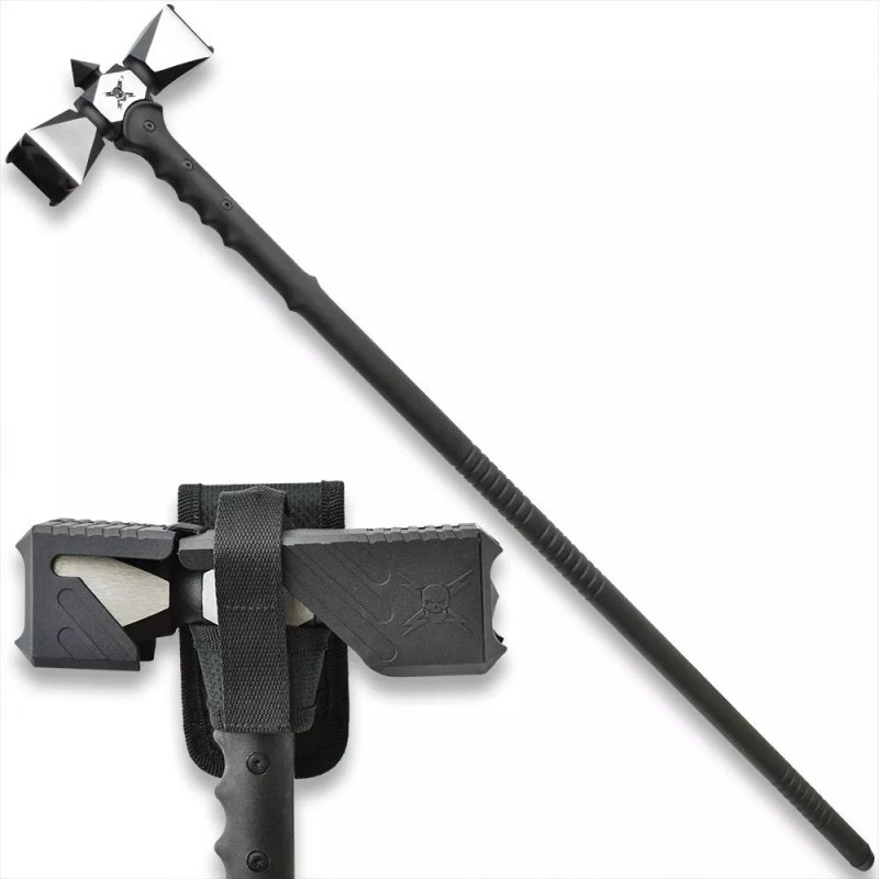 M48 Double-Headed War Hammer XL And Sheath | 2Cr13 Stainless