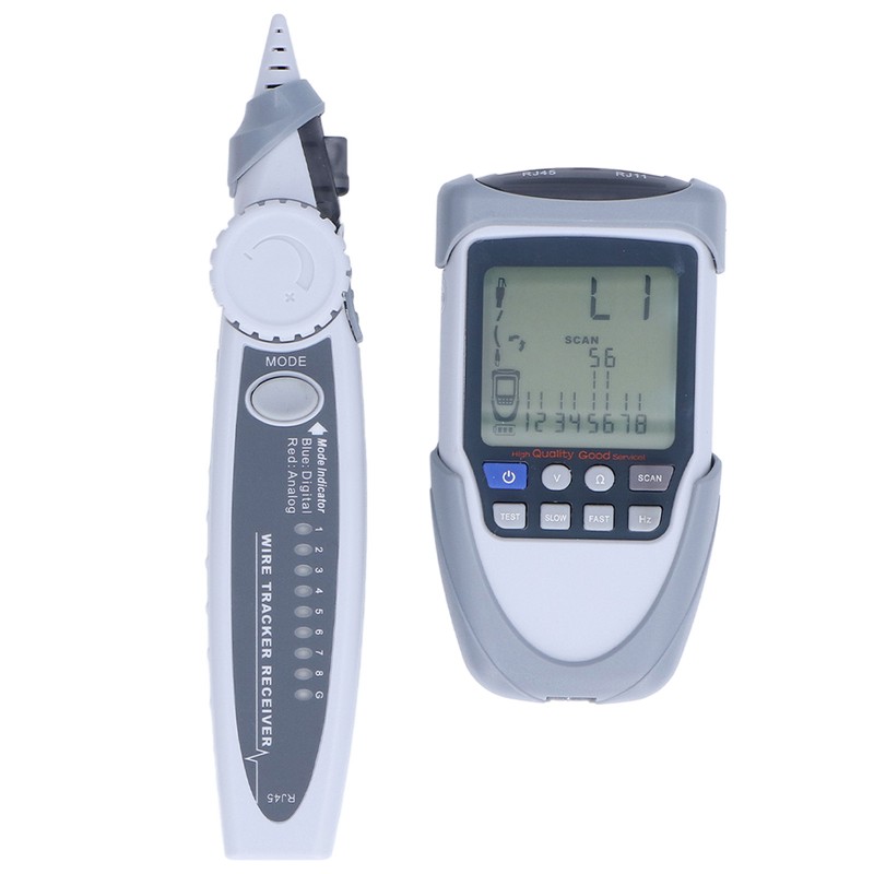 Network Cable Tester LCD Digital Analog Multifunction POE Wire Tracker