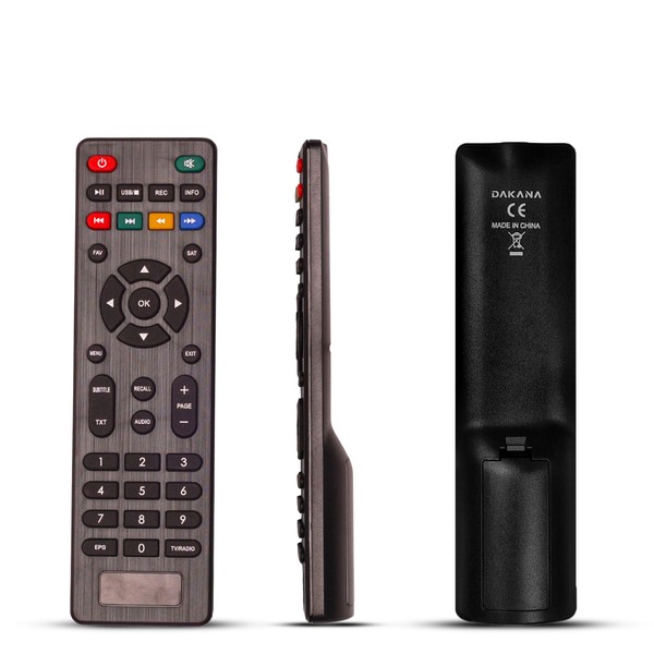 Dakana Fernbedienung für Echosat HD-Line Leyf Sagaf Nokta Receiver -