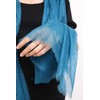 Prettystern Women's 100% Cashmere Feather Light Ring Pashmina Scarf Evening