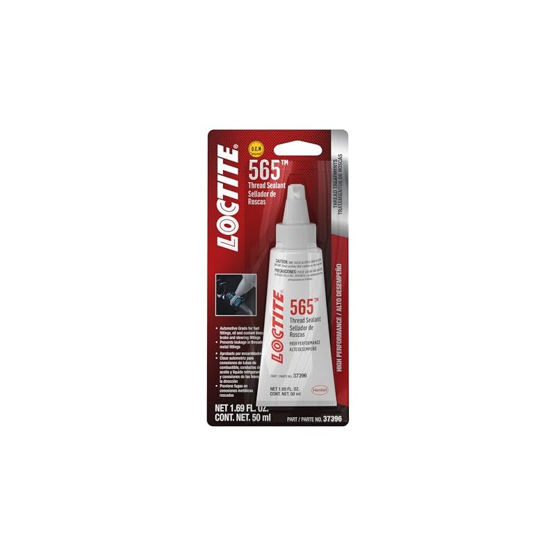 LOCTITE 565 Automotive White Thread Sealant - General Purpose, High