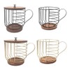 AIXXCUVQ Pod Moses Basket Modern And Minimalist Coffee Pod Storage