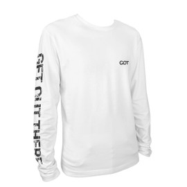 GOT Sports UPF 50+ Fishing T Shirts for Men Women Long Sleeve - UV Sun Protection, Lightweight (Bass Medium)