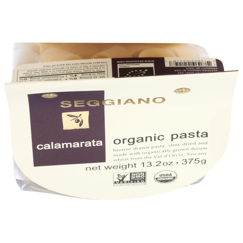 SEGGIANO Organic Calamarata Pasta, 13.2 OZ