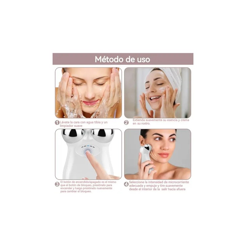Microcorriente Face Lifter Lifting Facial Cuidado De La Piel