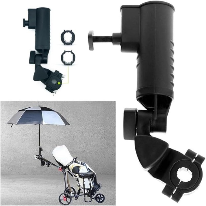 Universal Golf Push Cart Adjustable Umbrella Holder，Umbrella Fixed Bracket for