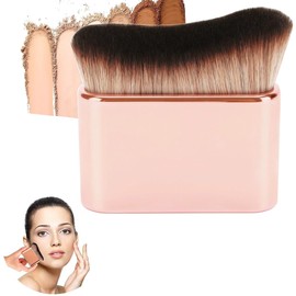 Self Tan Brush Self Tanning Brush Applicator- Kabuki Brush for Body, Rose Gold Foundation Brush Makeup Brush for Fake Tan,Sunscreen Brush for Best Self Tanner for Face and Body (Rose Gold)