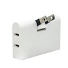 FUMITAKE Power Tap, 3 Outlets, Direction Converter, Thin, Octopus Wiring,