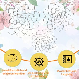 Yoljun Pack of 3 Flower Saver Stem Holder Flowers, Flower Arrangement Holder, Flower Frog Stainless Steel, Reusable Flower Grid for Vases and Bouquets, Flower Frog Fixation for Fresh Flowers