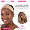 Peluca de terciopelo de Milano Collection con 9 fundas de