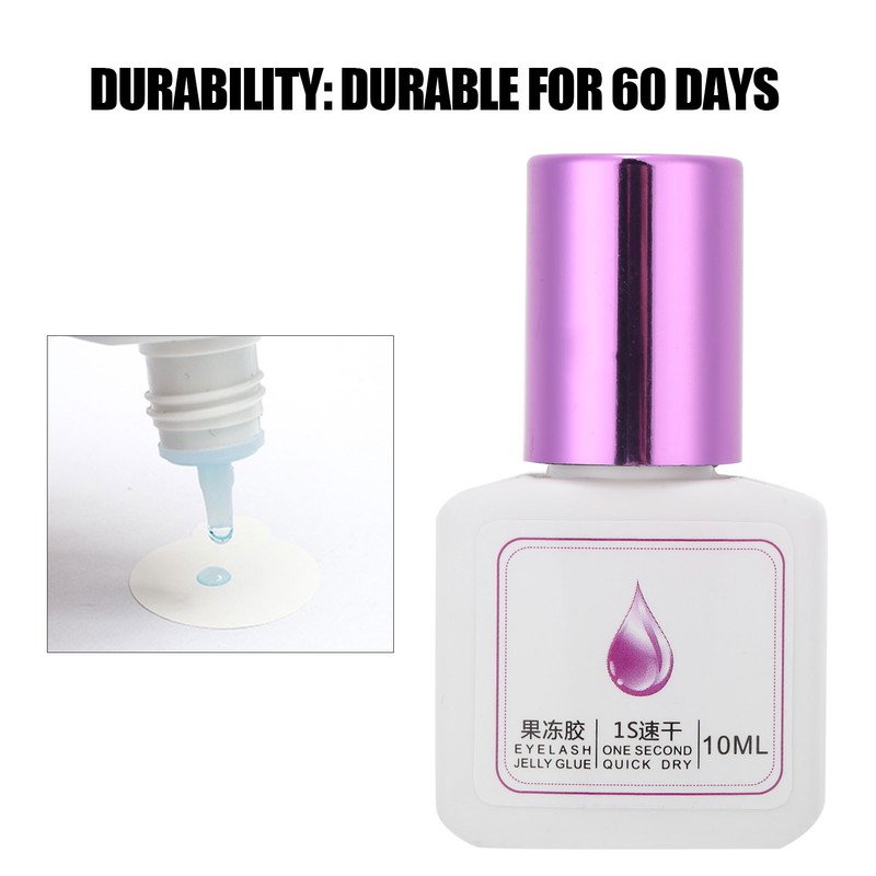 10ml Eyelash Extension Glue Transparent Fast Drying Long Lasting Lashes