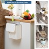 Wall Mounted Trash Bin Space Saving Hanging Garbage Can for
