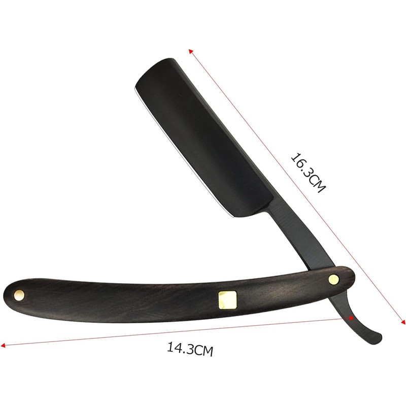 Friendship Men's Single Blade Razor, Foldable, Handle, Wooden Handle, Shaving,