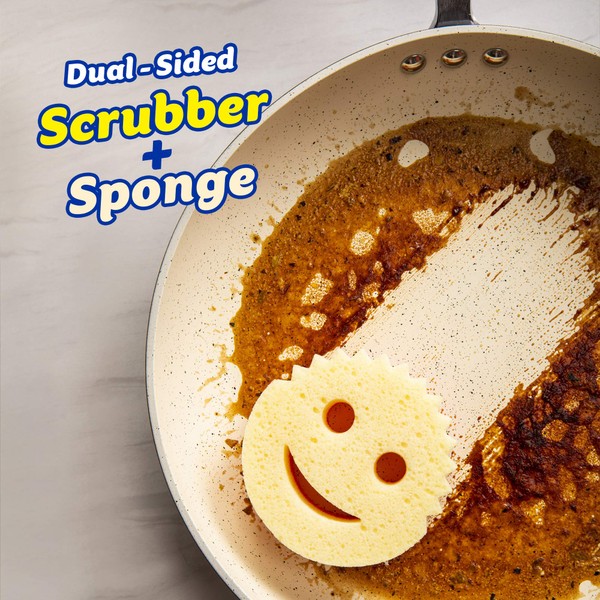 Scrub Daddy, Scrub Mommy - Dual Sided Sponge & Scrubber,