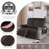 TAOCOCO 100% Waterproof Oversized Loveseat Recliner Cover, Non Slip Split
