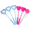 iplusmile 6pcs Children Witch Stick Glowing Stick Toy Magic Stick
