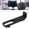 1/4in Thread Quick Release L Bracket Plate Aluminium Alloy Microphone