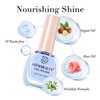 AZUREBEAUTY Nail Polish,Celestial Blue Quick Dry Complete Natural Super Lustrous