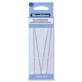 Beadalon Big Eye Needles 4.5-Inch 4 Pieces